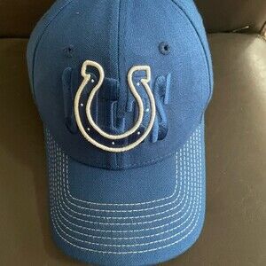 COLTS New Era Fitted Ball Cap Size Small to Medium.